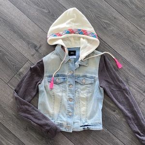BDG Denim Sweatshirt Jacket
